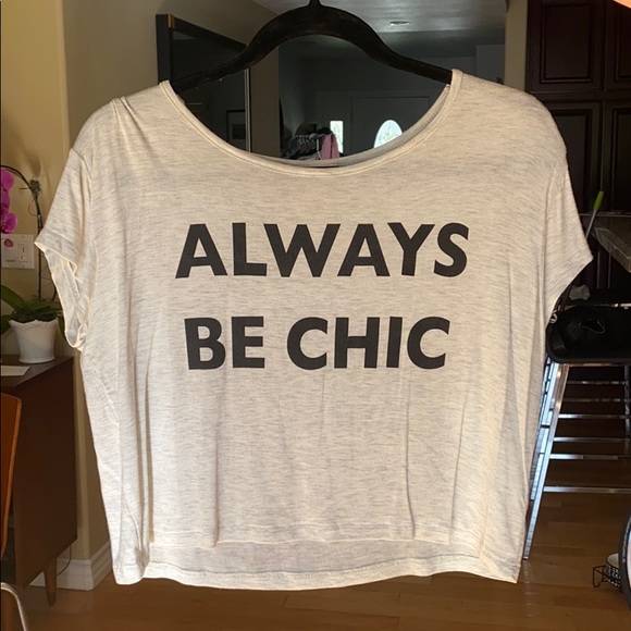 Cropped slogan tee - Picture 1 of 3